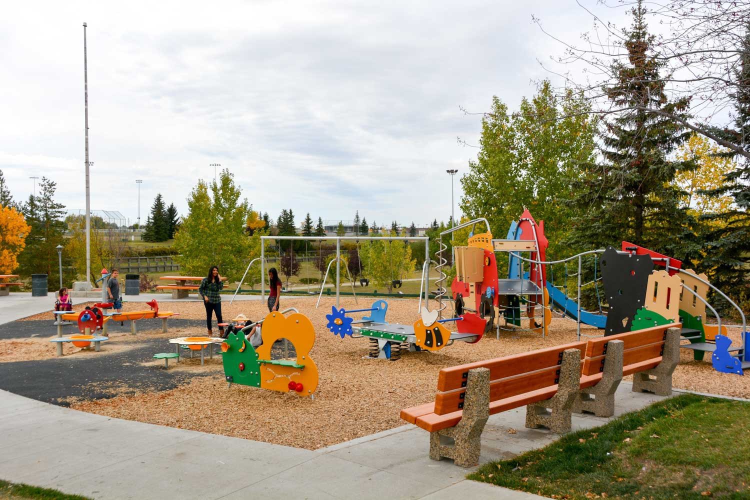 PlayWorks Mill Woods Park Playground in Edmonton, Alberta!